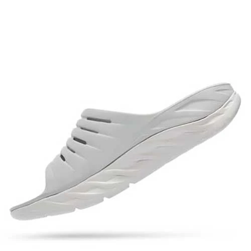 HOKA Men's Ora Recovery Slide - Lunar Rock/Radiant Yellow- Regular (D) Shoes 4 HOKA Men's Ora Recovery Slide - Lunar Rock/Radiant Yellow- Regular (D) Shoes