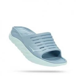 HOKA Shoes Women's Ora Recovery Slide - Blue Fog/Blue Glass- Regular (B)
