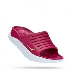 HOKA Shoes Women's Ora Recovery Slide - Festival Fuchsia/Butterfly- Regular (B)