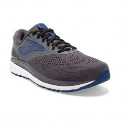 Brooks Shoes Men's Addiction 14 Running Shoe - Blackened Pearl/Blue/Black - Narrow (B) 8 Brooks Shoes Men's Addiction 14 Running Shoe - Blackened Pearl/Blue/Black - Narrow (B)