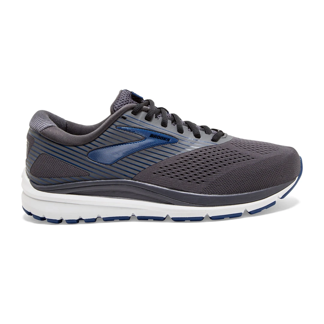 Brooks Shoes Men's Addiction 14 Running Shoe - Blackened Pearl/Blue/Black - Narrow (B) 1 Brooks Shoes Men's Addiction 14 Running Shoe - Blackened Pearl/Blue/Black - Narrow (B)