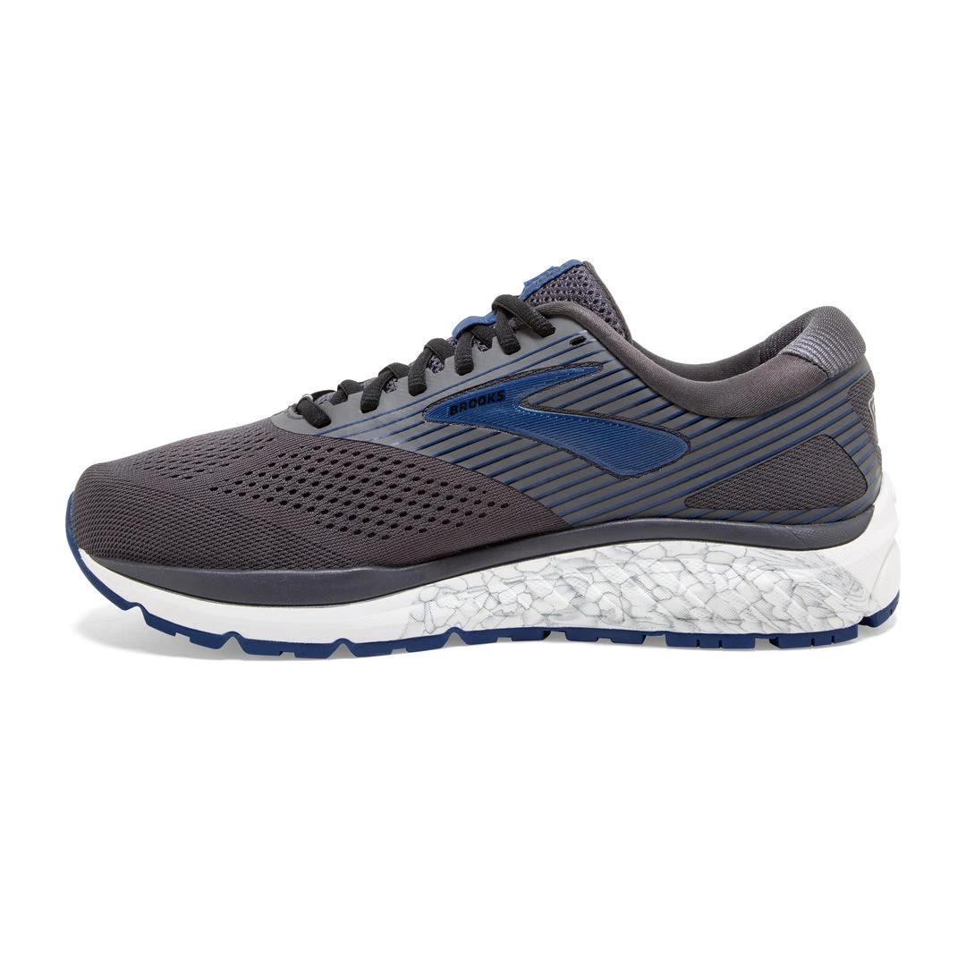 Brooks Shoes Men's Addiction 14 Running Shoe - Blackened Pearl/Blue/Black - Narrow (B) 2 Brooks Shoes Men's Addiction 14 Running Shoe - Blackened Pearl/Blue/Black - Narrow (B)