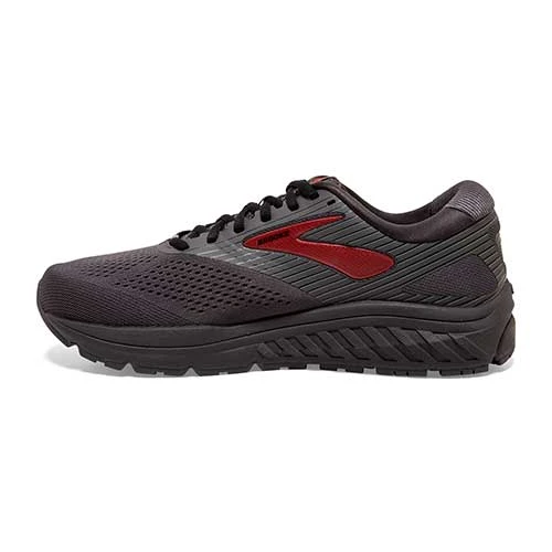 Brooks Men's Addiction 14 Running Shoes - Black/Blackened Pearl/Samba - Narrow (B) 2 Brooks Men's Addiction 14 Running Shoes - Black/Blackened Pearl/Samba - Narrow (B)