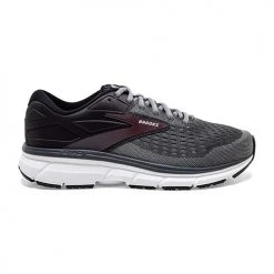 Brooks Men's Dyad 11 Running Shoe - Blackened Pearl/Alloy/Red - Regular (D) Shoes
