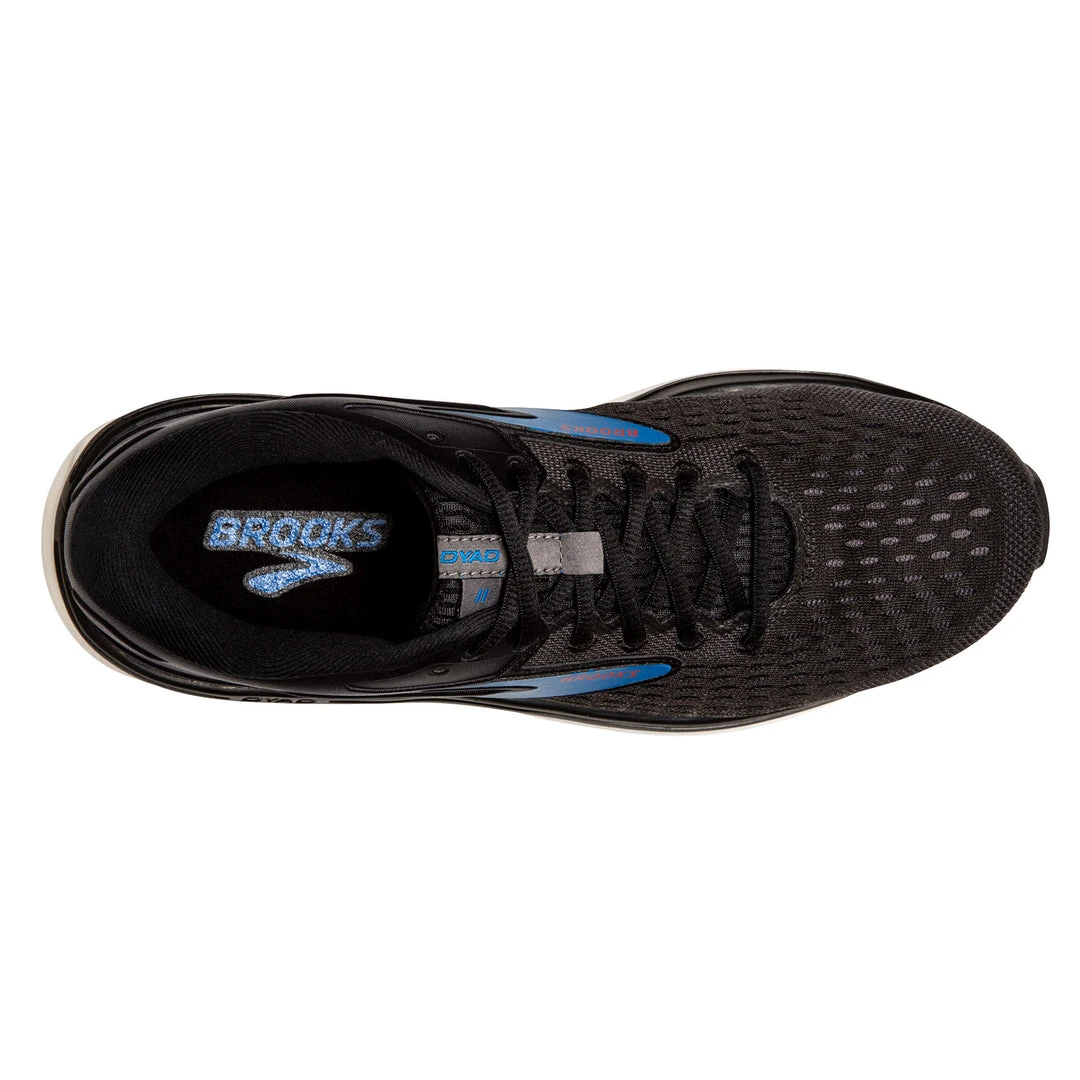 Brooks Men's Dyad 11 Running Shoe - Black/Ebony/Blue - Regular (D) 5 Brooks Men's Dyad 11 Running Shoe - Black/Ebony/Blue - Regular (D)