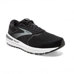 Brooks Men's Beast 20 Running Shoe - Black/Ebony/Grey - Extra Wide (4E) Shoes