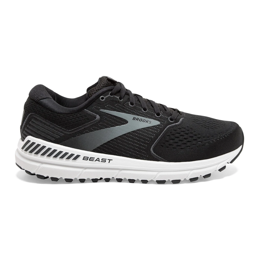 Brooks Men's Beast 20 Running Shoe - Black/Ebony/Grey - Extra Wide (4E) Shoes 1 Brooks Men's Beast 20 Running Shoe - Black/Ebony/Grey - Extra Wide (4E) Shoes