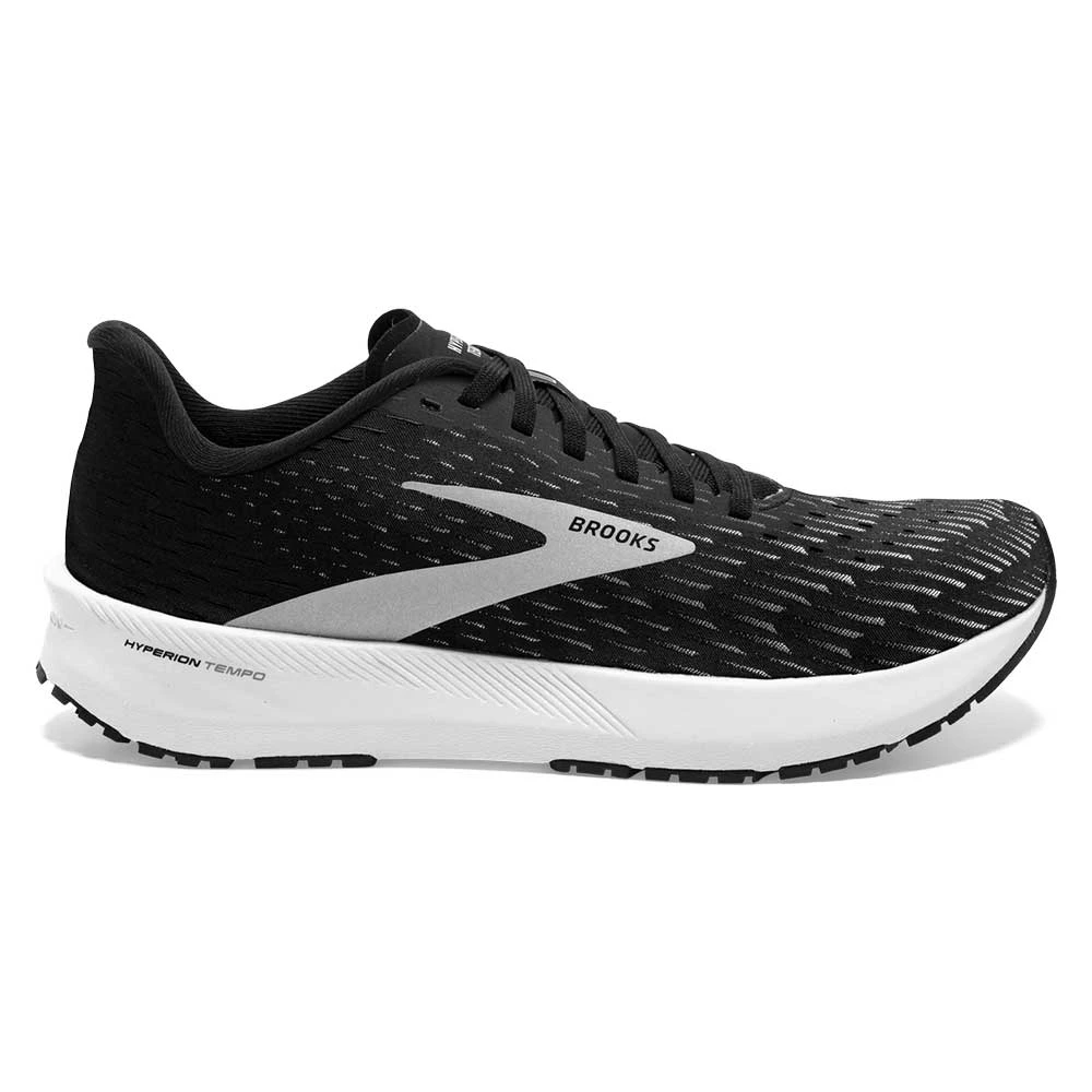 Brooks Shoes Men's Hyperion Tempo Running Shoe- Black/Silver/White- Regular (D) 1 Brooks Shoes Men's Hyperion Tempo Running Shoe- Black/Silver/White- Regular (D)