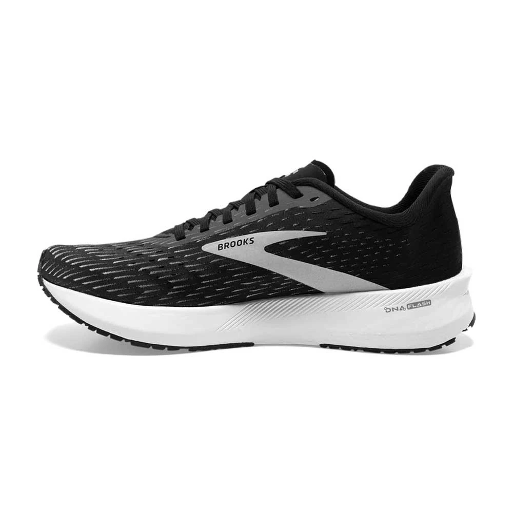 Brooks Shoes Men's Hyperion Tempo Running Shoe- Black/Silver/White- Regular (D) 4 Brooks Shoes Men's Hyperion Tempo Running Shoe- Black/Silver/White- Regular (D)