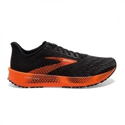 Brooks Men's Hyperion Tempo Running Shoe - Black/Flame/Grey - Regular (D)