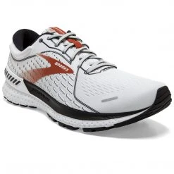 Brooks Men's Adrenaline GTS 21 Running Shoe - White/Black/Orange - Regular (D) 10 Brooks Men's Adrenaline GTS 21 Running Shoe - White/Black/Orange - Regular (D)