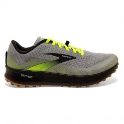 Brooks Shoes Men's Catamount Trail Running Shoe - Grey/Nightlife/Black - Regular (D)