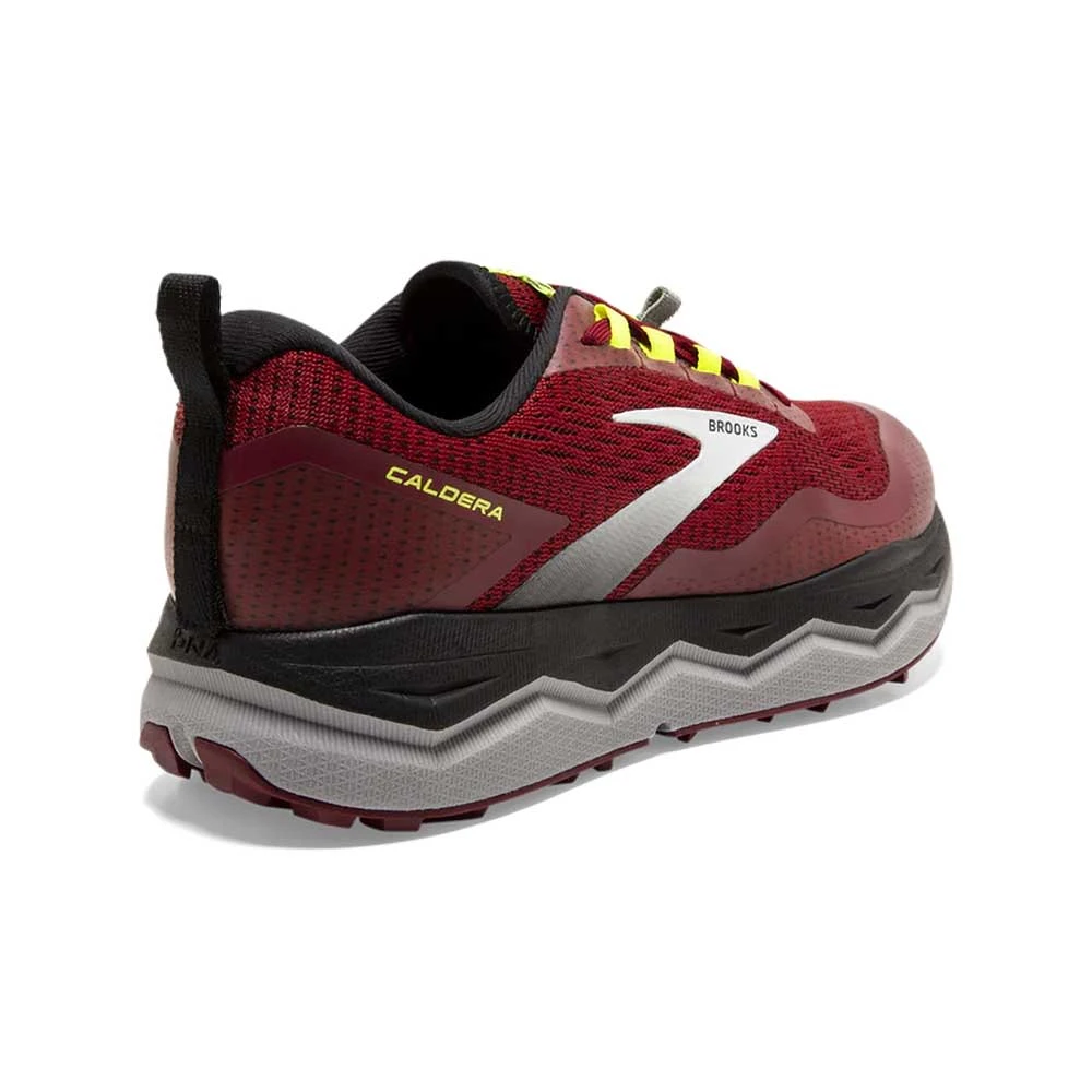 Brooks Shoes Men's Caldera 5 Trail Shoe- Red/Black/Nightlife- Regular (D) 3 Brooks Shoes Men's Caldera 5 Trail Shoe- Red/Black/Nightlife- Regular (D)