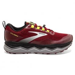 Brooks Shoes Men's Caldera 5 Trail Shoe- Red/Black/Nightlife- Regular (D)