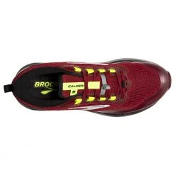 Brooks Shoes Men's Caldera 5 Trail Shoe- Red/Black/Nightlife- Regular (D) 10 Brooks Shoes Men's Caldera 5 Trail Shoe- Red/Black/Nightlife- Regular (D)
