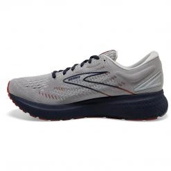 Brooks Men's Glycerin 19 Running Shoe - Grey/Alloy/Peacoat - Regular (D)