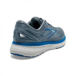 Brooks Men's Glycerin 19 Running Shoe - Quarry/Grey/Dark Blue - Wide (2E)