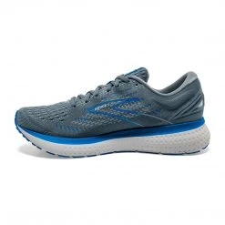 Brooks Men's Glycerin 19 Running Shoe - Quarry/Grey/Dark Blue - Regular (D) Shoes