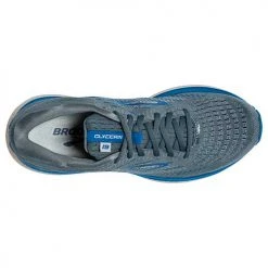 Brooks Men's Glycerin 19 Running Shoe - Quarry/Grey/Dark Blue - Wide (2E)