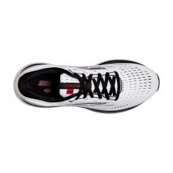 Brooks Shoes Men's Glycerin 19 Running Shoe - White/Black/Red - Regular (D)