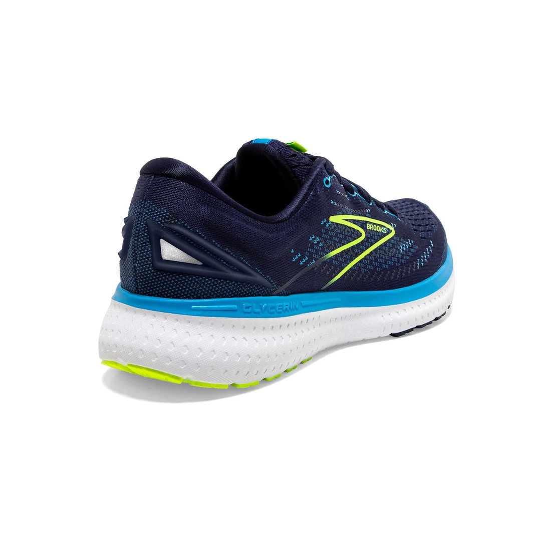 Brooks Men's Glycerin 19 Running Shoe - Navy/Blue/Nightlife - Regular (D) Shoes 4 Brooks Men's Glycerin 19 Running Shoe - Navy/Blue/Nightlife - Regular (D) Shoes