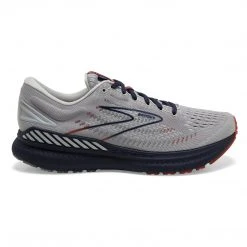 Brooks Men's Glycerin GTS 19 Running Shoe - Grey/Alloy/Peacoat - Regular (D)