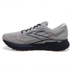 Brooks Men's Glycerin GTS 19 Running Shoe - Grey/Alloy/Peacoat - Regular (D)