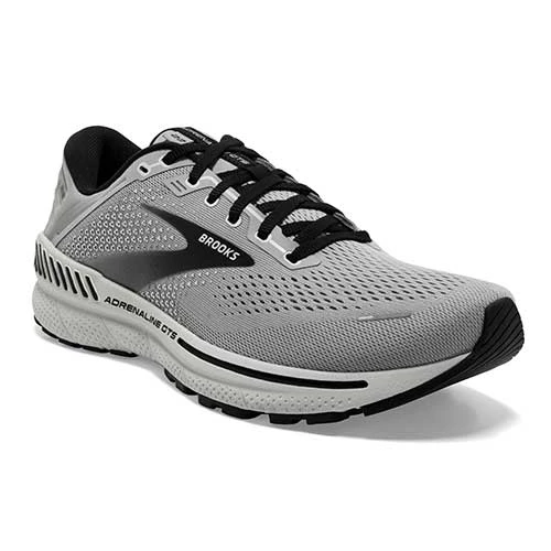 Brooks Men's Adrenaline GTS 22 Running Shoe - Alloy/Grey/Black - Wide (2E) Shoes 3 Brooks Men's Adrenaline GTS 22 Running Shoe - Alloy/Grey/Black - Wide (2E) Shoes