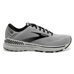 Brooks Shoes Men's Adrenaline GTS 22 Running Shoe - Alloy/Grey/Black- Regular (D)