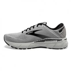 Brooks Men's Adrenaline GTS 22 Running Shoe - Alloy/Grey/Black - Regular (D) Shoes