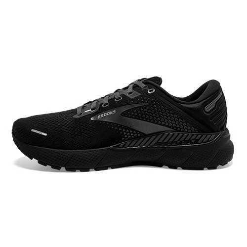 Brooks Men's Adrenaline GTS 22 Running Shoe - Black/Black/Ebony- Regular (D) Shoes 4 Brooks Men's Adrenaline GTS 22 Running Shoe - Black/Black/Ebony- Regular (D) Shoes