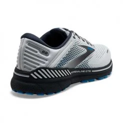 Brooks Shoes Men's Adrenaline GTS 22 Running Shoe- Oyster/India Ink/Blue - Wide (2E) 9 Brooks Shoes Men's Adrenaline GTS 22 Running Shoe- Oyster/India Ink/Blue - Wide (2E)