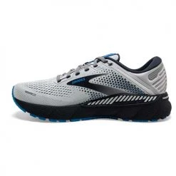 Brooks Shoes Men's Adrenaline GTS 22 Running Shoe- Oyster/India Ink/Blue - Wide (2E) 7 Brooks Shoes Men's Adrenaline GTS 22 Running Shoe- Oyster/India Ink/Blue - Wide (2E)