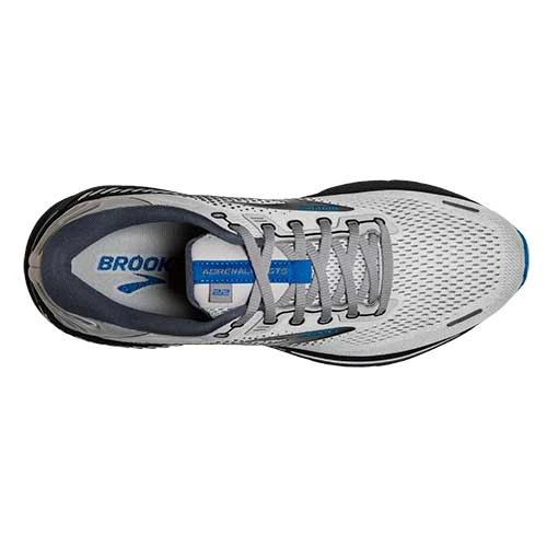Brooks Shoes Men's Adrenaline GTS 22 Running Shoe- Oyster/India Ink/Blue - Wide (2E) 4 Brooks Shoes Men's Adrenaline GTS 22 Running Shoe- Oyster/India Ink/Blue - Wide (2E)