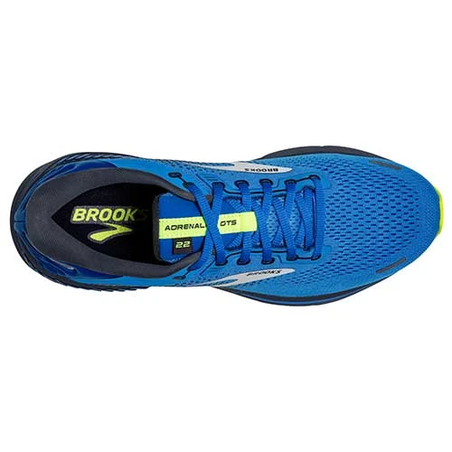 Brooks Men's Adrenaline GTS 22 Running Shoe - Blue/India Ink/Nightlife - Regular (D) Shoes 3 Brooks Men's Adrenaline GTS 22 Running Shoe - Blue/India Ink/Nightlife - Regular (D) Shoes