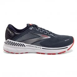 Brooks Men's Adrenaline GTS 22 Running Shoe - Peacoat/India Ink/Grenadine - Regular (D)