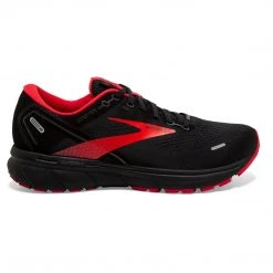Brooks Men's Ghost 14 GoreTEX Running Shoe - Black/Blackened Pearl/High Risk Red - Regular (D)