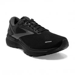 Brooks Men's Ghost 14 Running Shoe - Black/Black/Ebony - Extra Wide (4E) Shoes
