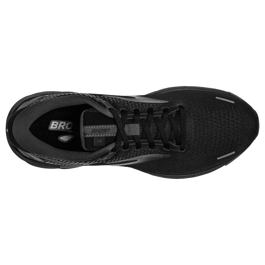 Brooks Men's Ghost 14 Running Shoe - Black/Black/Ebony - Wide (2E) 5 Brooks Men's Ghost 14 Running Shoe - Black/Black/Ebony - Wide (2E)