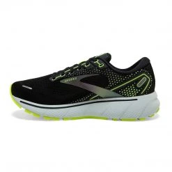 Brooks Men's Ghost 14 Running Shoe - Black/Nightlife/Spa Blue - Regular (D)