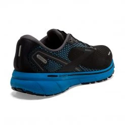 Brooks Men's Ghost 14 Running Shoe - Black/Blackened Pearl/Blue - Regular (D) Shoes