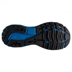 Brooks Men's Ghost 14 Running Shoe - Black/Blackened Pearl/Blue - Regular (D) Shoes