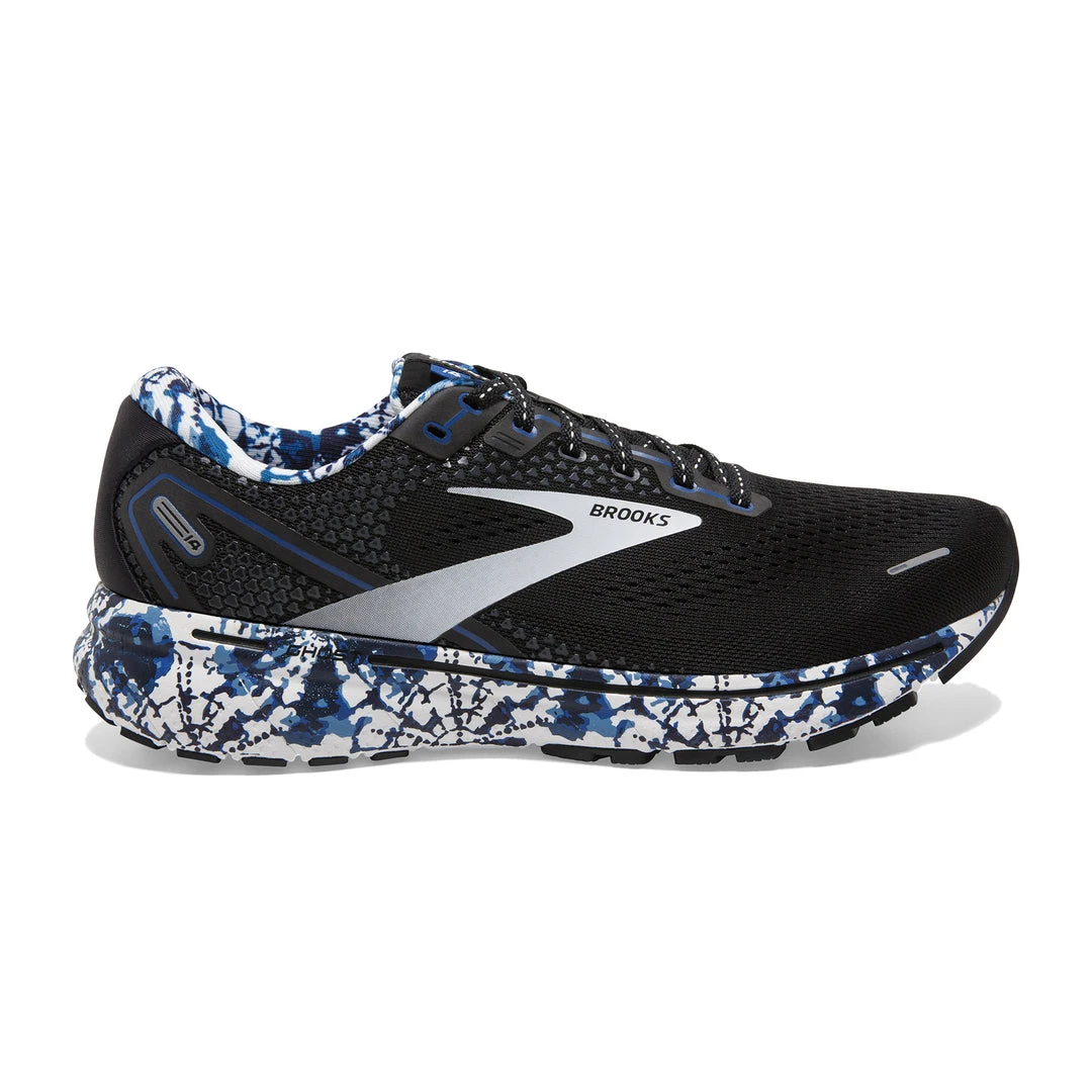 Brooks Men's Ghost 14 Running Shoe - Black/White/True Blue - Regular (D) Shoes 1 Brooks Men's Ghost 14 Running Shoe - Black/White/True Blue - Regular (D) Shoes