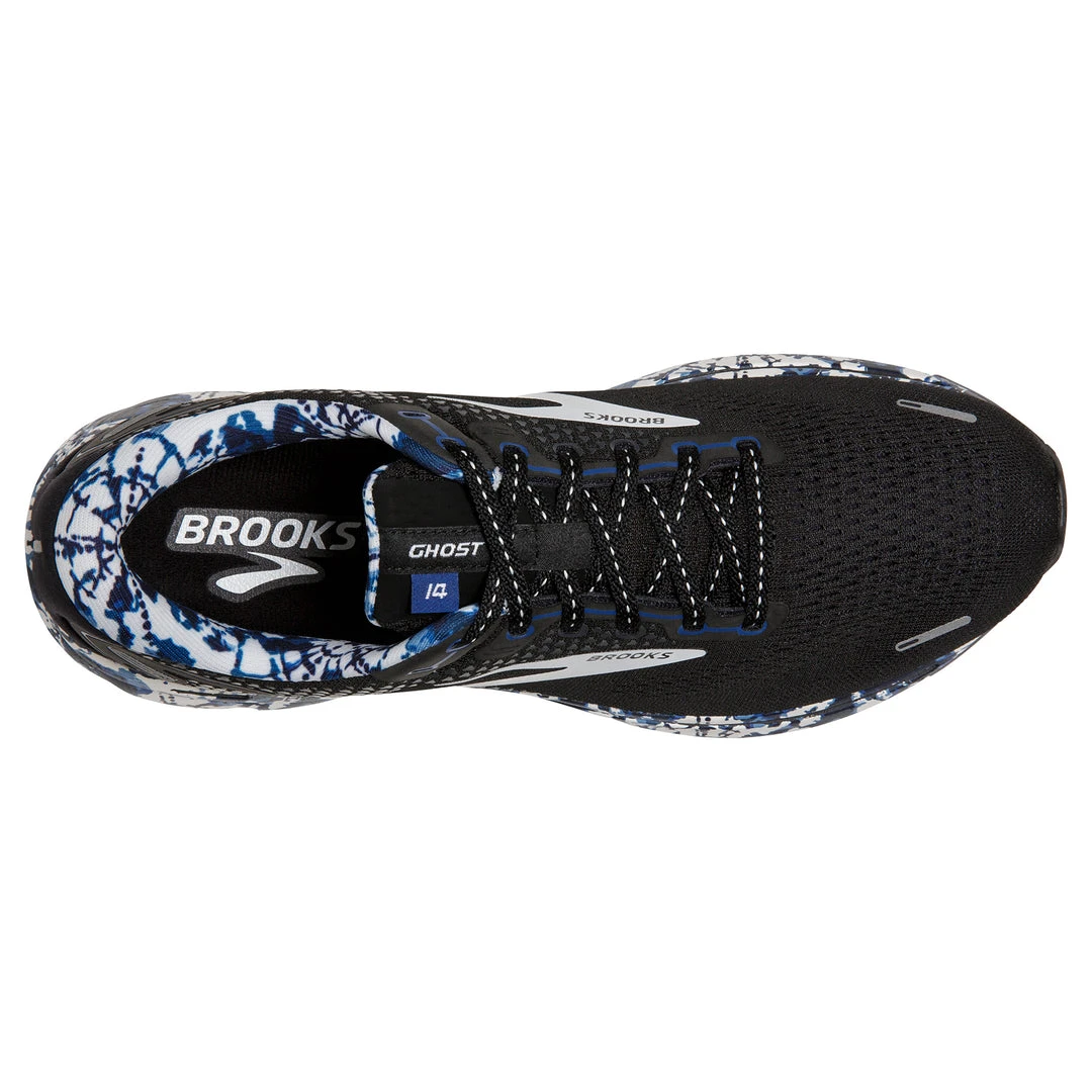 Brooks Men's Ghost 14 Running Shoe - Black/White/True Blue - Regular (D) Shoes 5 Brooks Men's Ghost 14 Running Shoe - Black/White/True Blue - Regular (D) Shoes