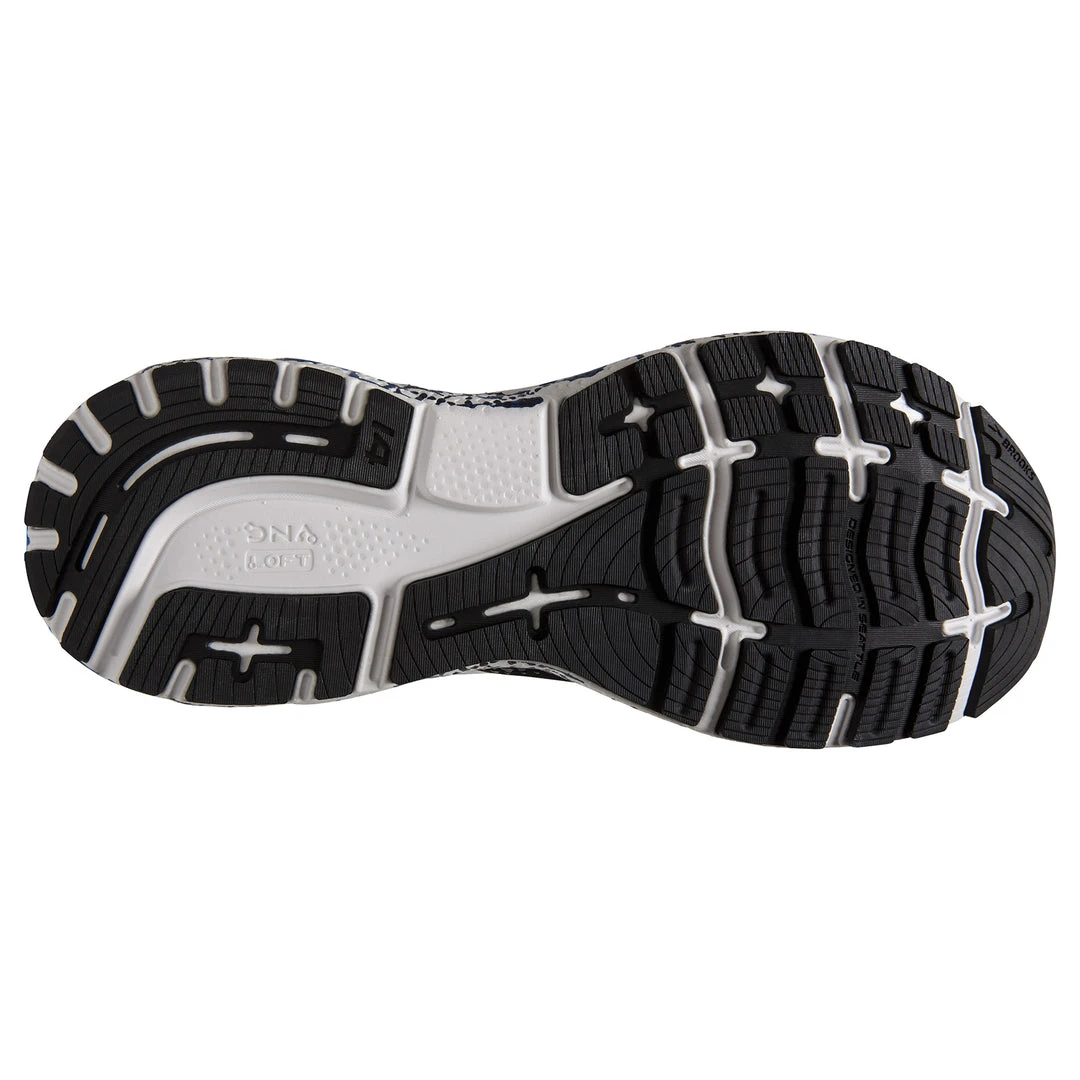 Brooks Men's Ghost 14 Running Shoe - Black/White/True Blue - Regular (D) Shoes 6 Brooks Men's Ghost 14 Running Shoe - Black/White/True Blue - Regular (D) Shoes