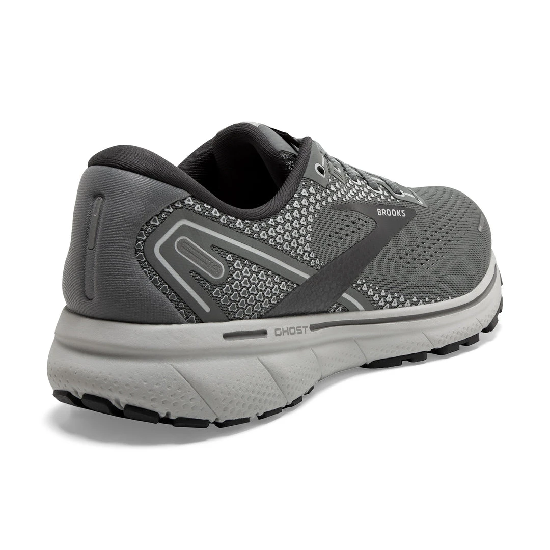 Brooks Men's Ghost 14 Running Shoe - Grey/Alloy/Oyster - Extra Wide (4E) 2 Brooks Men's Ghost 14 Running Shoe - Grey/Alloy/Oyster - Extra Wide (4E)