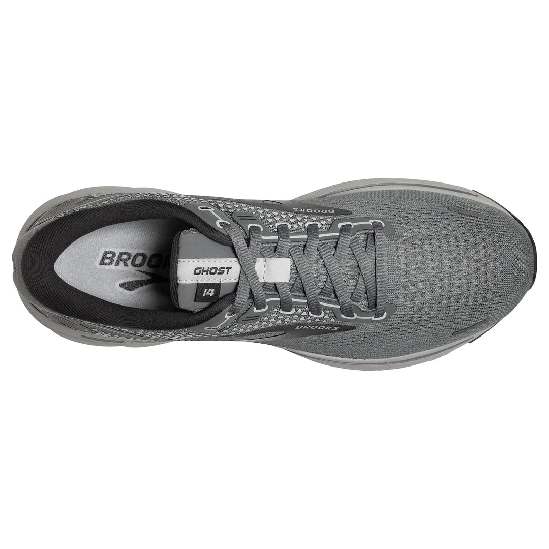 Brooks Men's Ghost 14 Running Shoe - Grey/Alloy/Oyster - Wide (2E) 6 Brooks Men's Ghost 14 Running Shoe - Grey/Alloy/Oyster - Wide (2E)