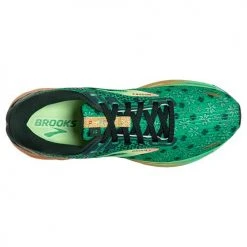 Brooks Men's Ghost 14 Run Lucky Running Shoe - Bright Green/Gables/Gold - Regular (D)