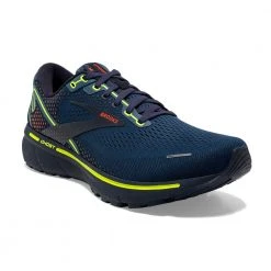 Brooks Men's Ghost 14 Running Shoes-Titan/Cherry/Nightlife- Regular (D)