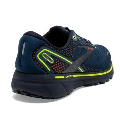 Brooks Men's Ghost 14 Running Shoes-Titan/Cherry/Nightlife- Regular (D)
